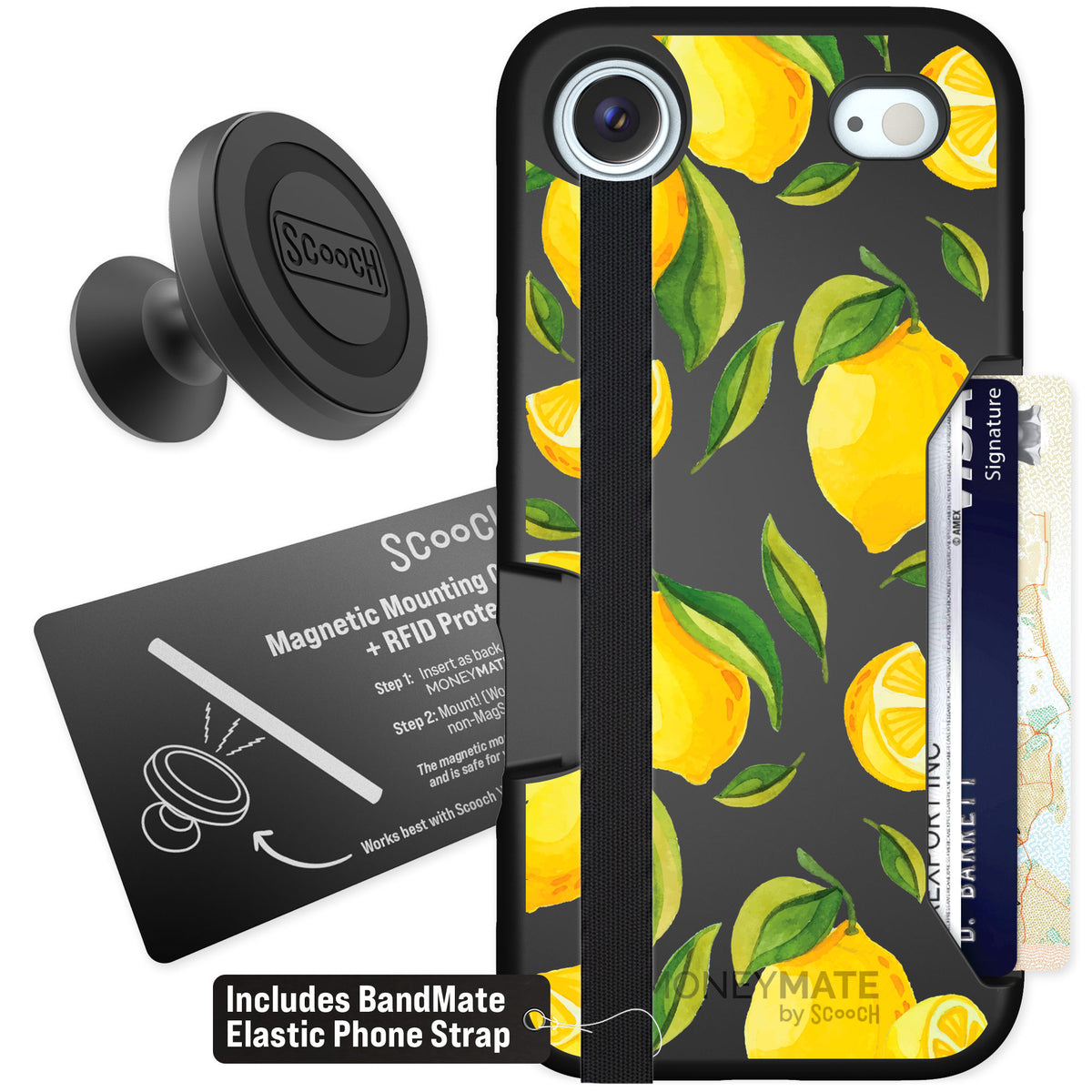 Scooch Moneymate Amalfi Lemons for iPhone Air — Starter Bundle