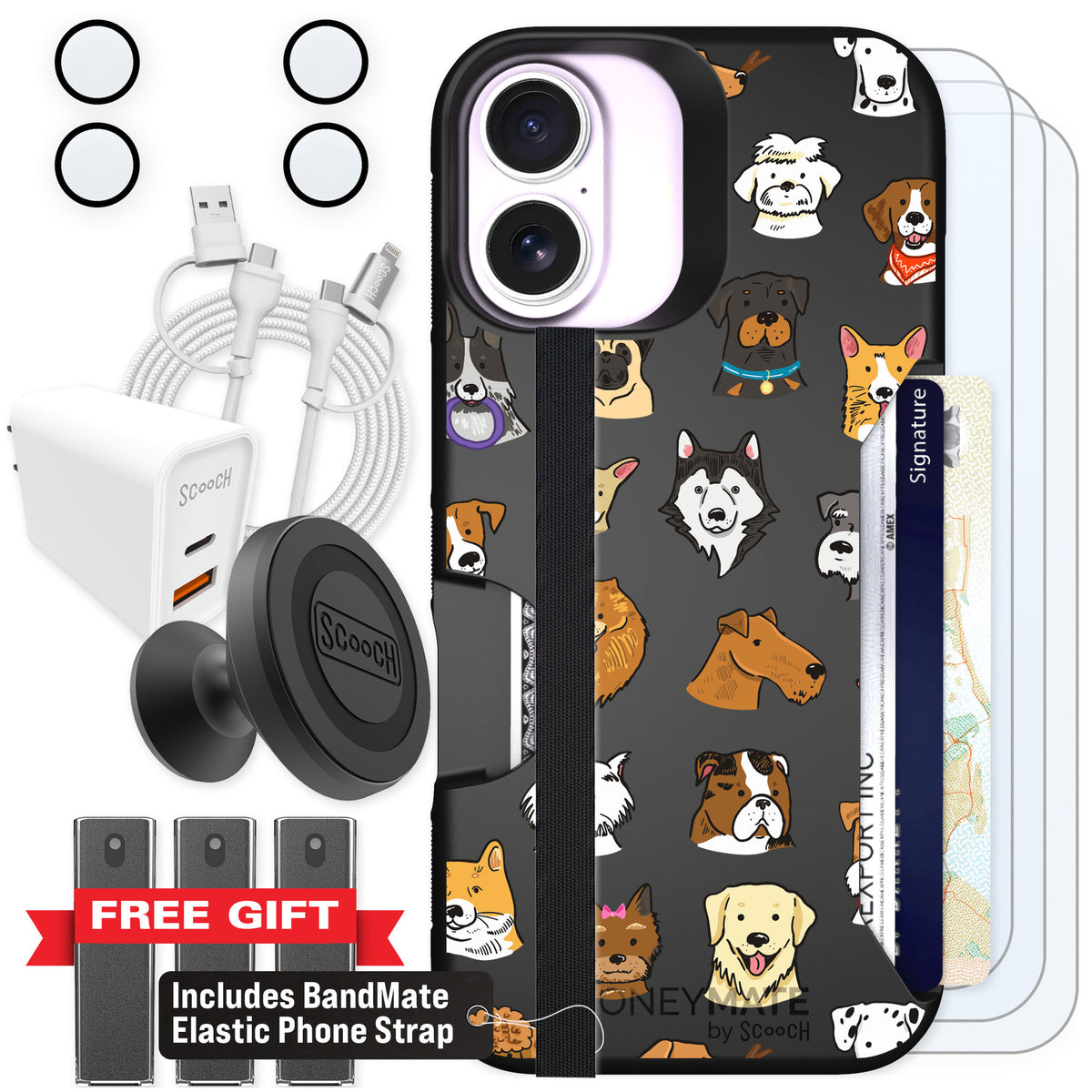 Scooch Moneymate Dog Squad for iPhone 17 — Ultimate Bundle
