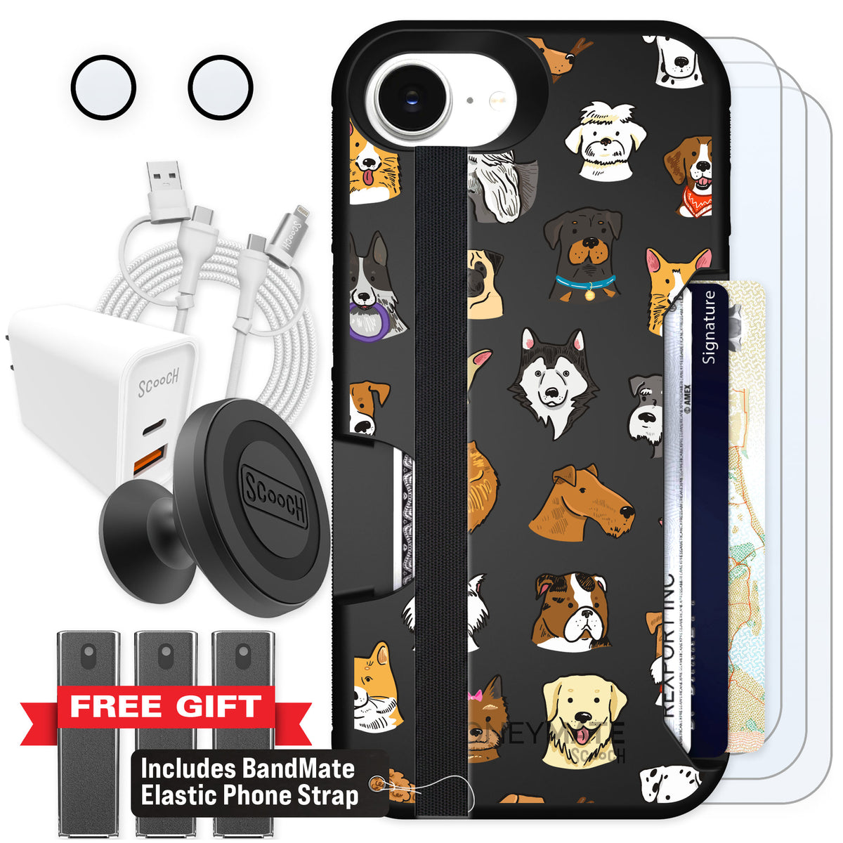 Scooch Moneymate Dog Squad for iPhone 17e — Ultimate Bundle