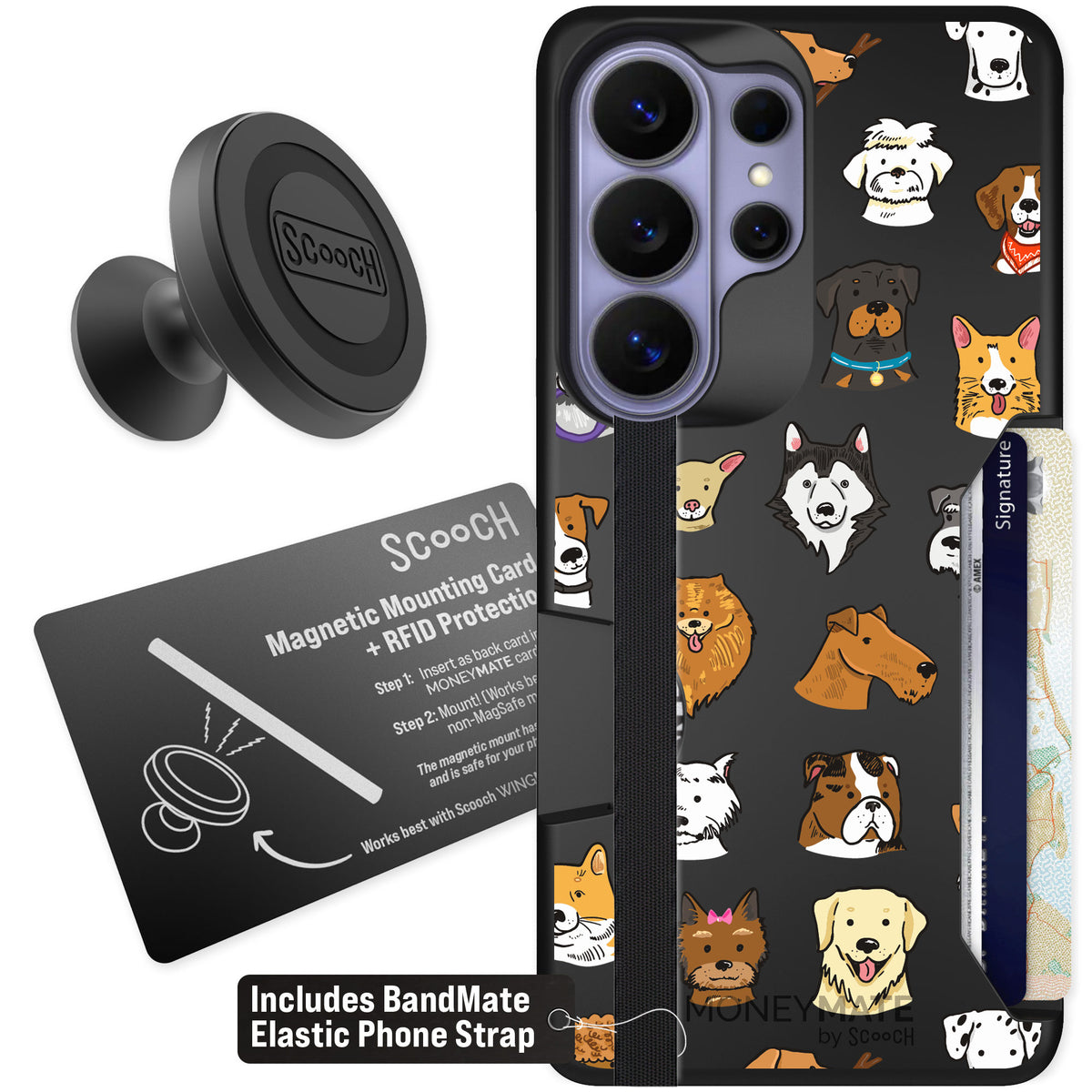 Scooch Moneymate Dog Squad for Galaxy S26 Ultra — Starter Bundle