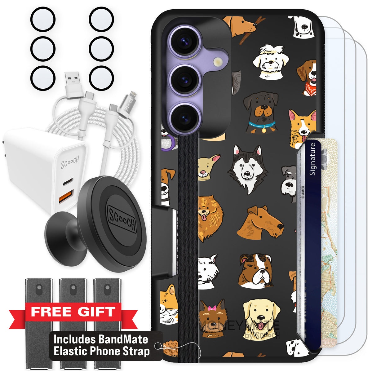 Scooch Moneymate Dog Squad for Galaxy S25 — Ultimate Bundle