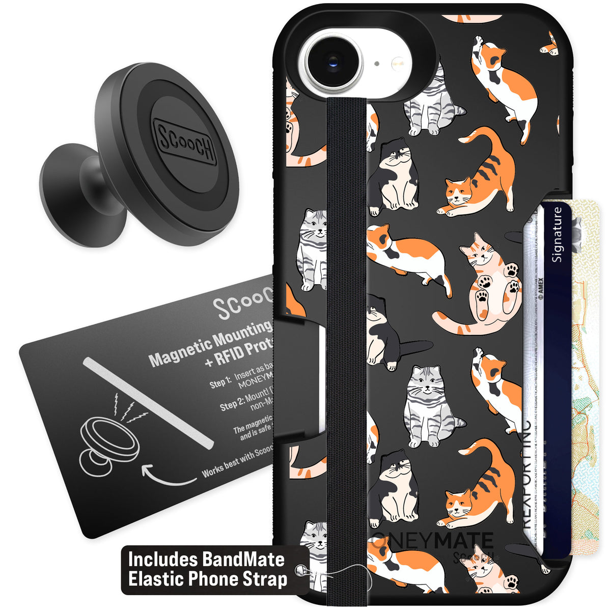 Scooch Moneymate Kitty Crew for iPhone 17e — Starter Bundle