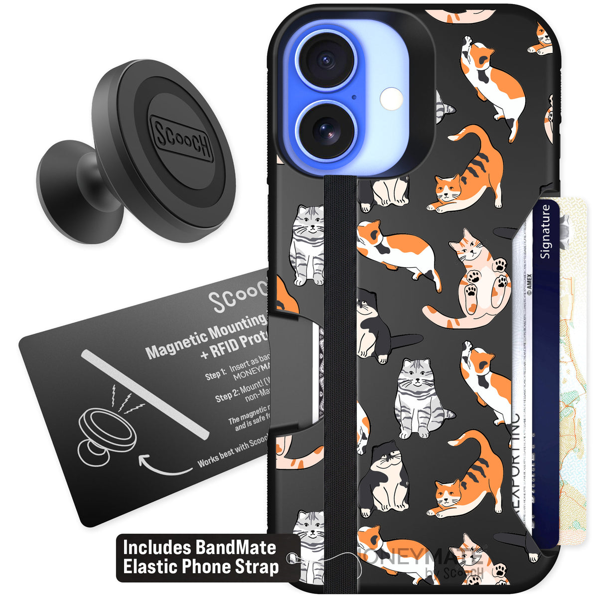 Scooch Moneymate Kitty Crew for iPhone 16 — Starter Bundle