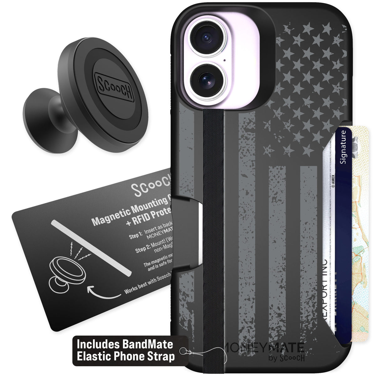 Scooch Moneymate Weathered Glory for iPhone 17 — Starter Bundle