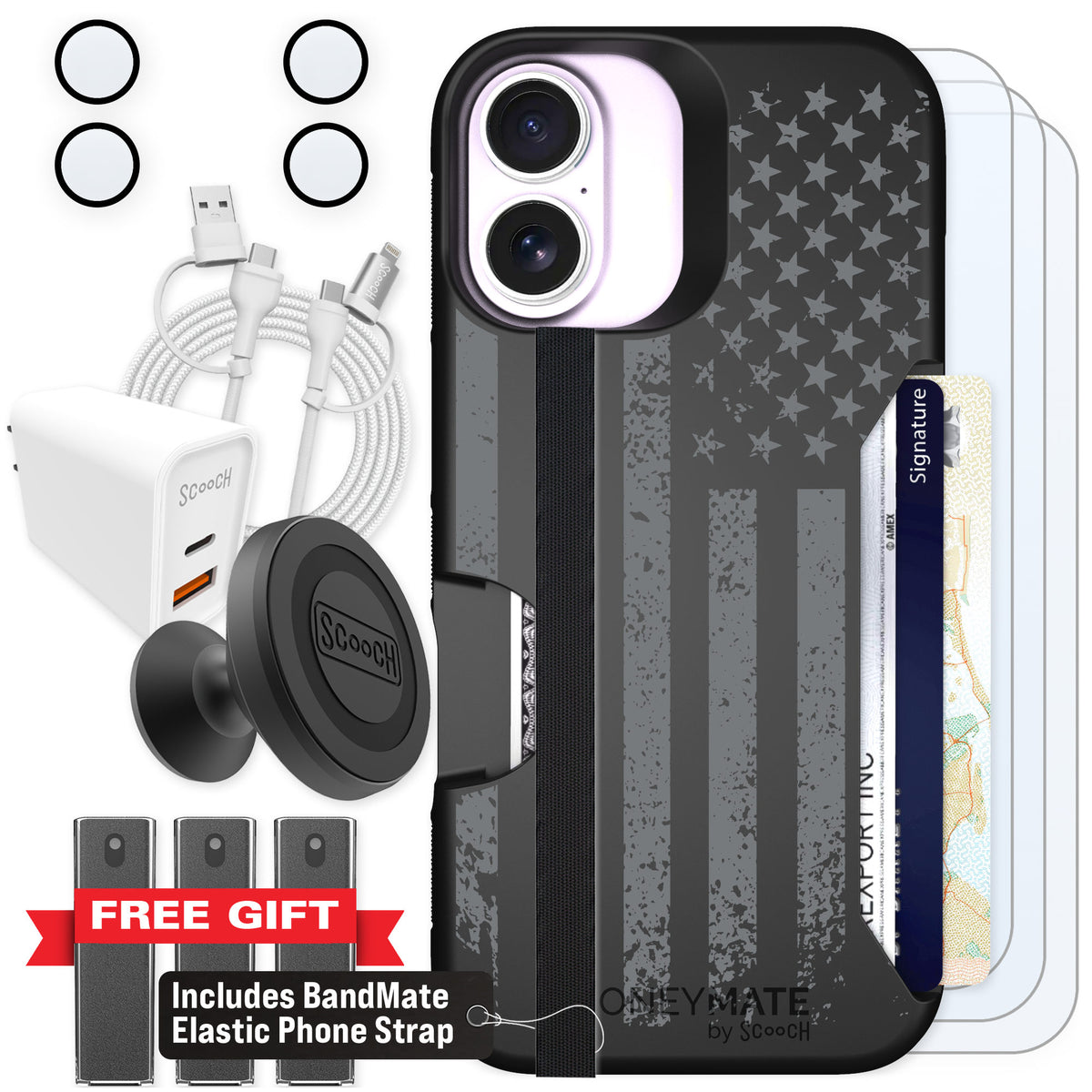 Scooch Moneymate Weathered Glory for iPhone 17 — Ultimate Bundle