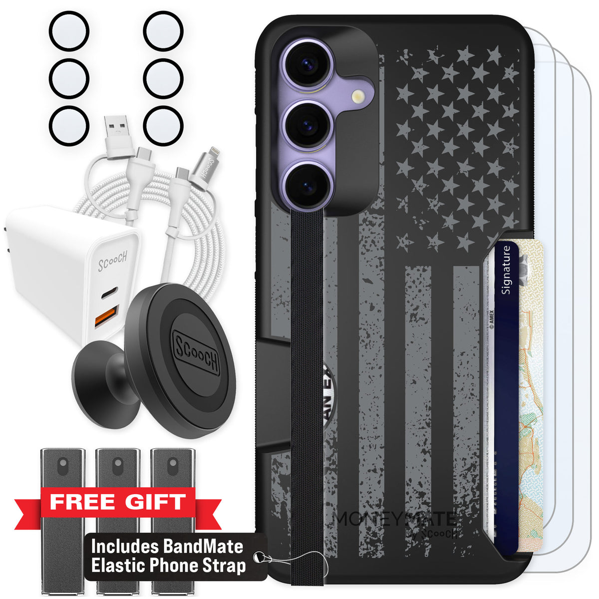 Scooch Moneymate Weathered Glory for Galaxy S25+ — Ultimate Bundle