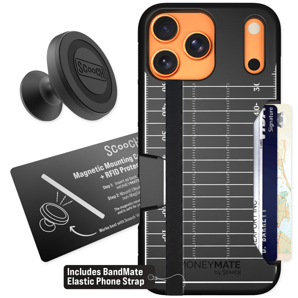 Scooch Moneymate Yard Lines for iPhone 17 Pro Max β Starter Bundle