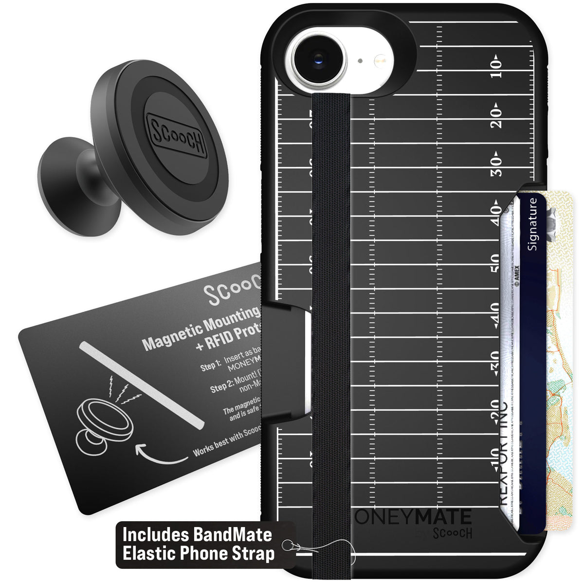 Scooch Moneymate Yard Lines for iPhone 17e β Starter Bundle
