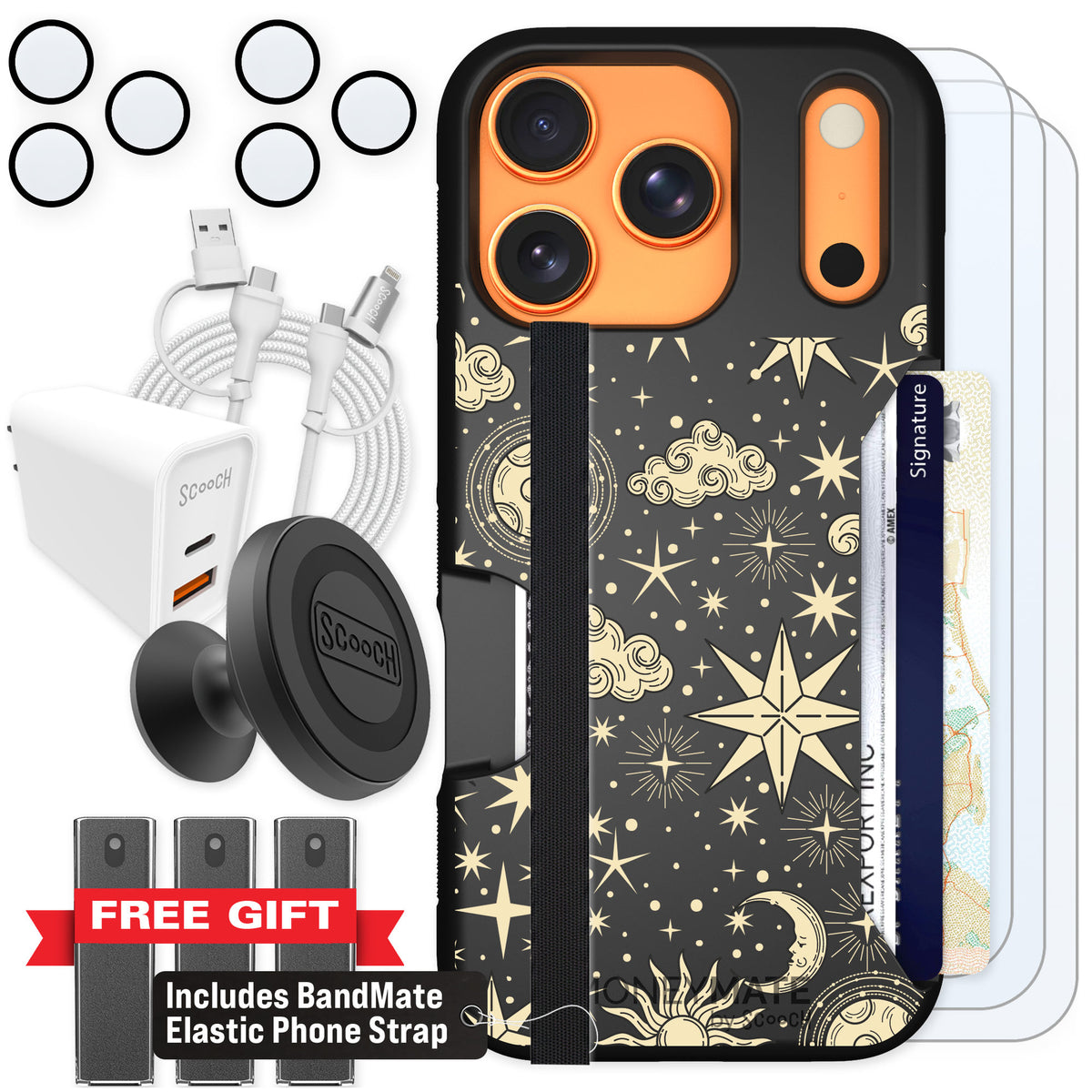 Scooch Moneymate Celestial Sleep for iPhone 17 Pro — Ultimate Bundle