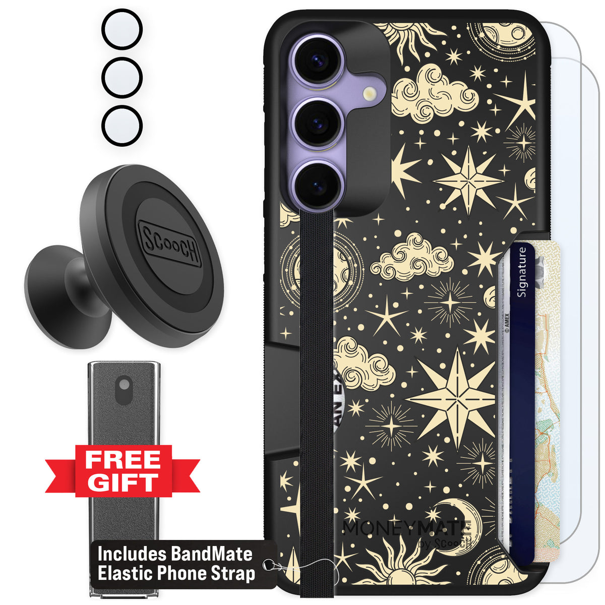 Scooch Moneymate Celestial Sleep for Galaxy S25+ — Defender Bundle