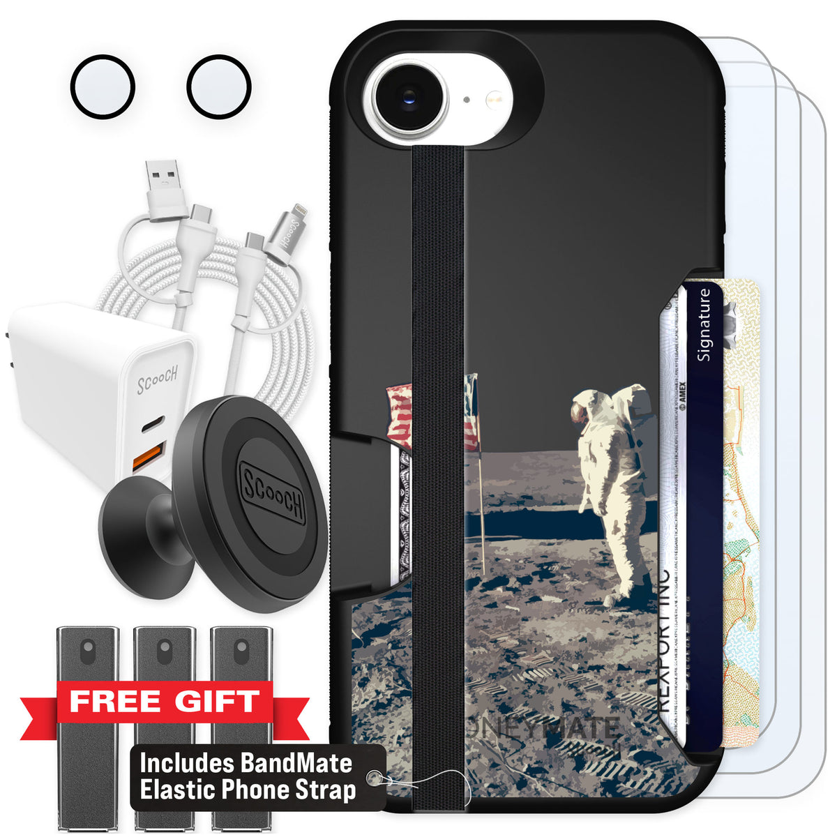 Scooch Moneymate Lunar Landing for iPhone 17e β Ultimate Bundle