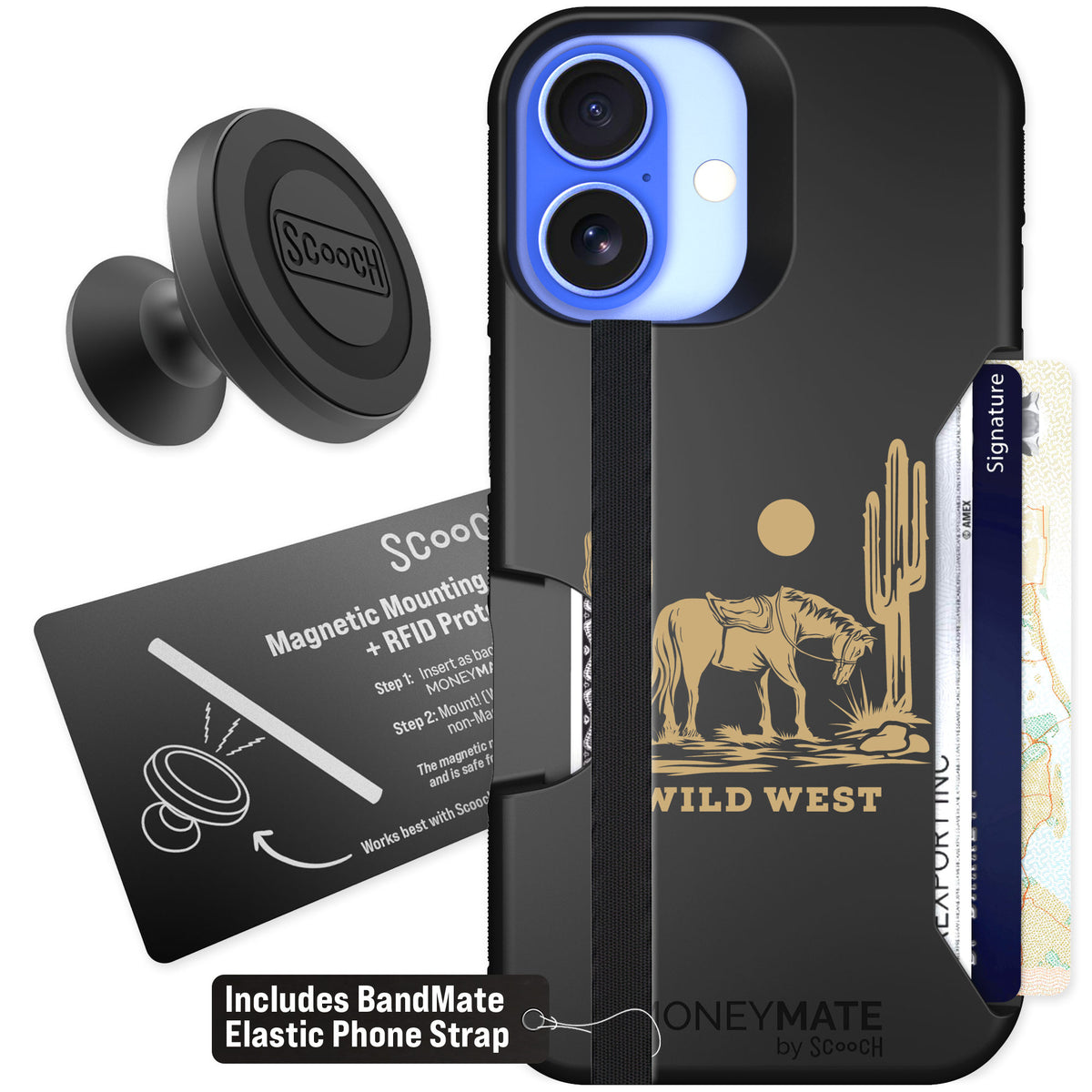 Scooch Moneymate Wild West for iPhone 16 β Starter Bundle