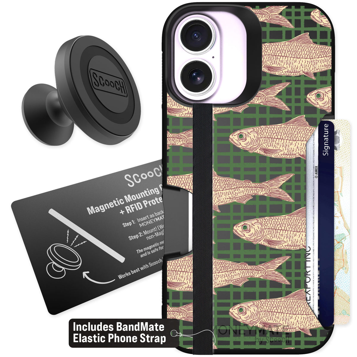 Scooch Moneymate Fresh Catch for iPhone 17 β Starter Bundle