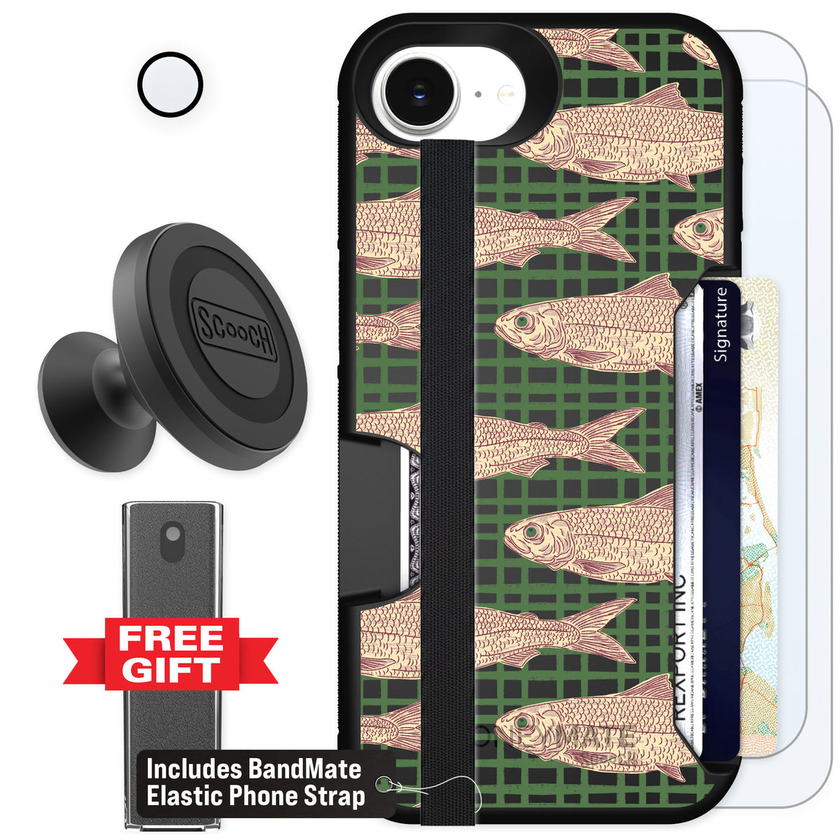 Scooch Moneymate Fresh Catch for iPhone 17e β Defender Bundle