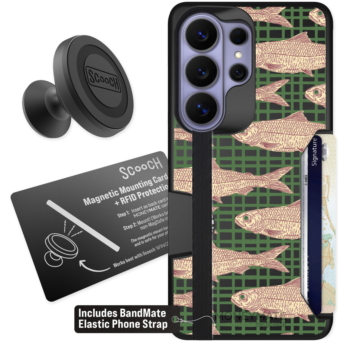 Scooch Moneymate Fresh Catch for Galaxy S26 Ultra β Starter Bundle