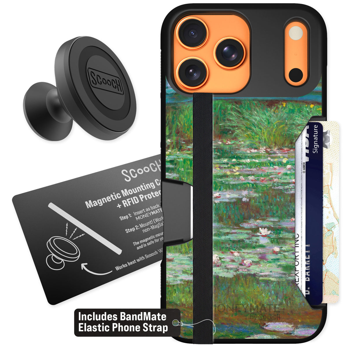 Scooch Moneymate Japanese Footbridge for iPhone 17 Pro Max β Starter Bundle