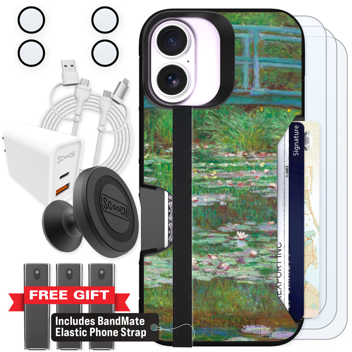 Scooch Moneymate Japanese Footbridge for iPhone 17 β Ultimate Bundle