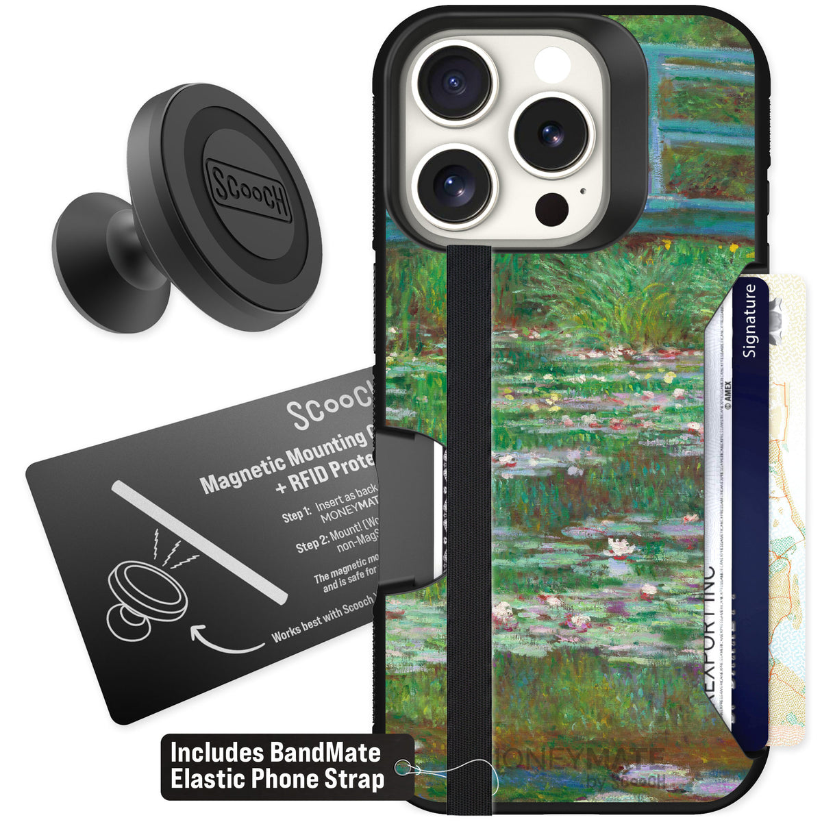 Scooch Moneymate Japanese Footbridge for iPhone 16 Pro β Starter Bundle