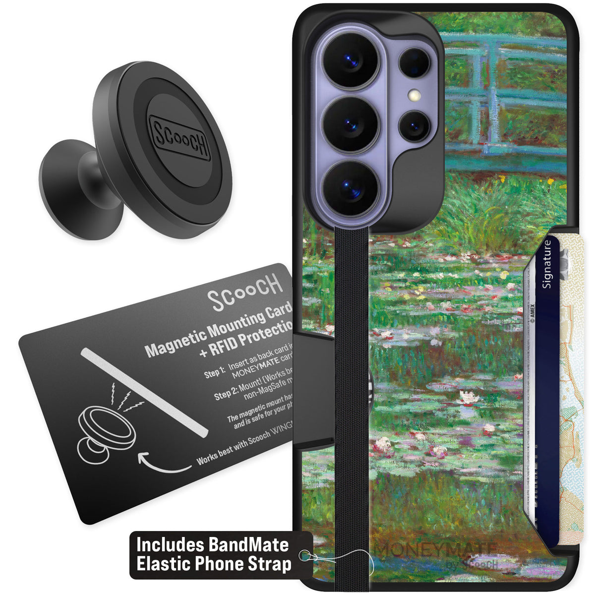 Scooch Moneymate Japanese Footbridge for Galaxy S26 Ultra β Starter Bundle