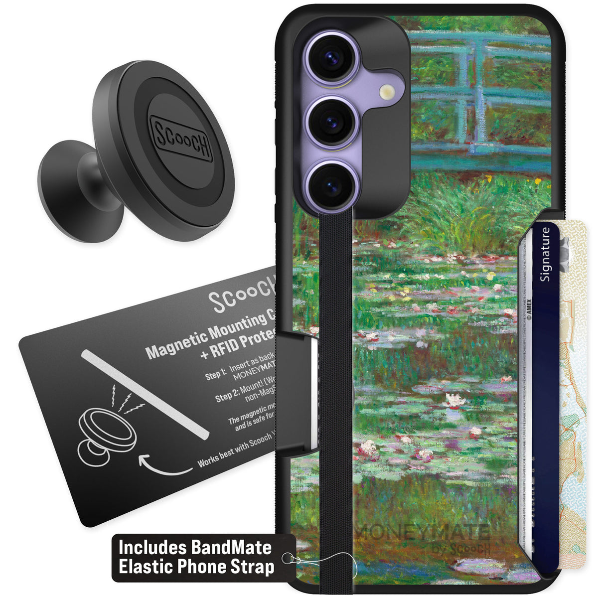 Scooch Moneymate Japanese Footbridge for Galaxy S25 β Starter Bundle