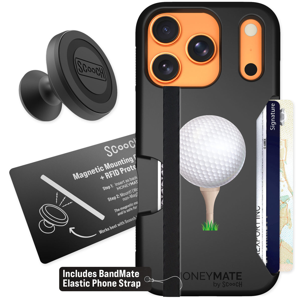 Scooch Moneymate Tee Time for iPhone 17 Pro β Starter Bundle
