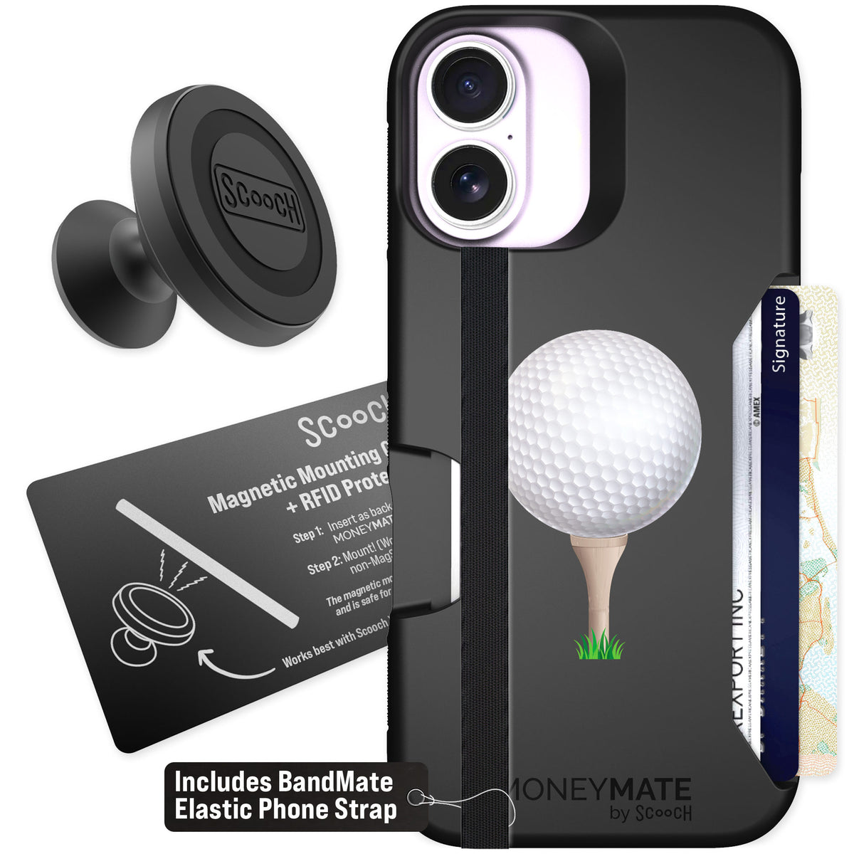 Scooch Moneymate Tee Time for iPhone 17 β Starter Bundle