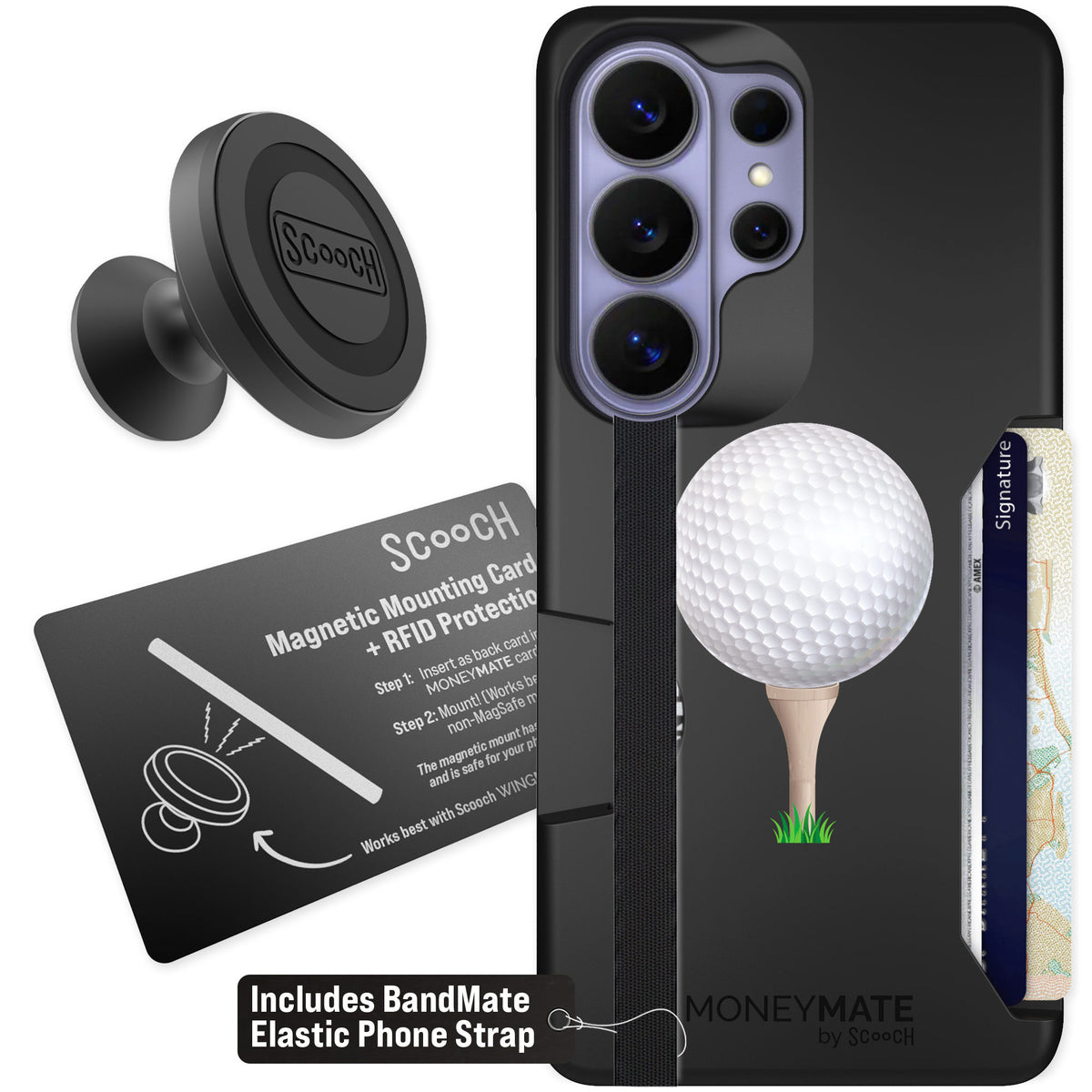 Scooch Moneymate Tee Time for Galaxy S26 Ultra β Starter Bundle