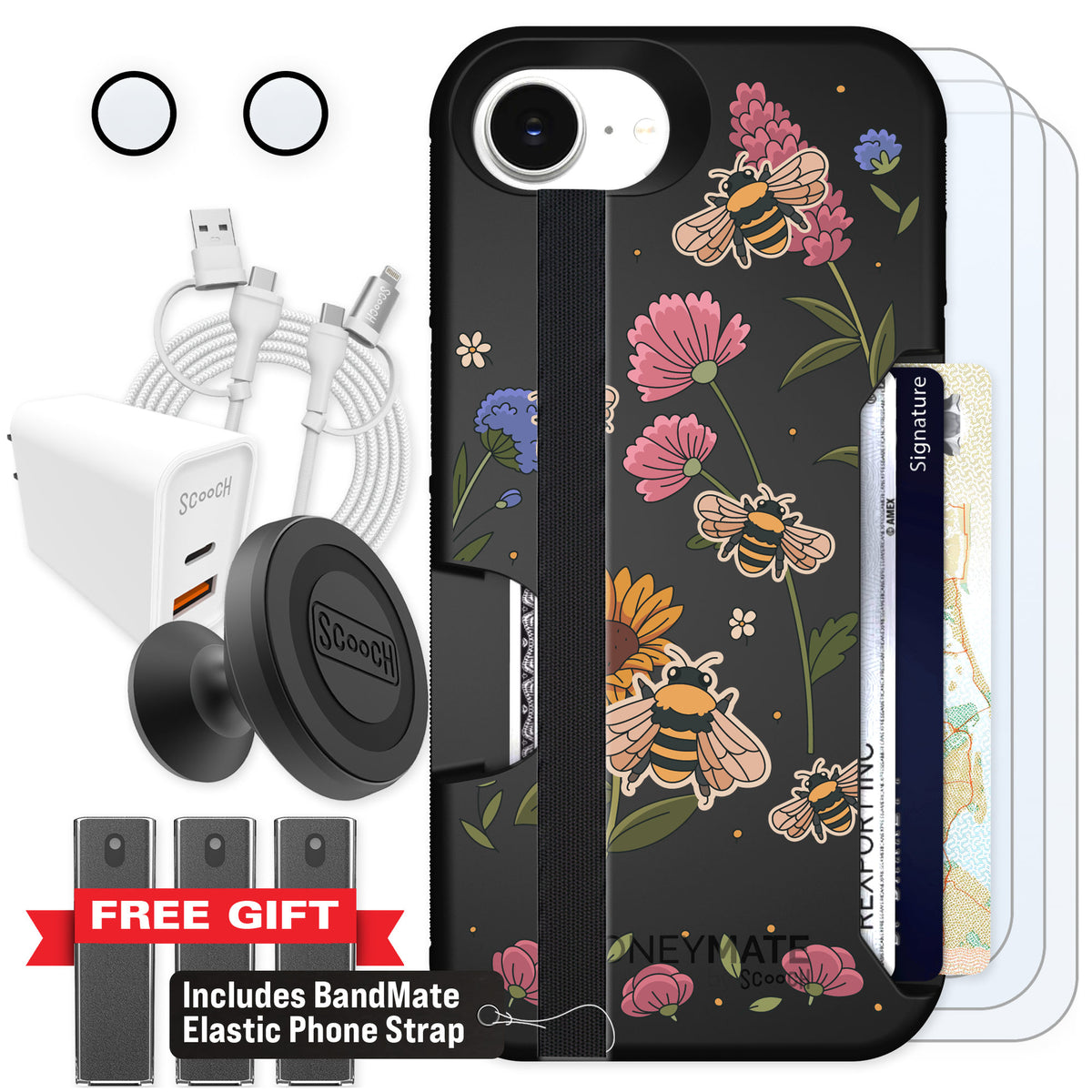 Scooch Moneymate Bee Happy for iPhone 17e β Ultimate Bundle