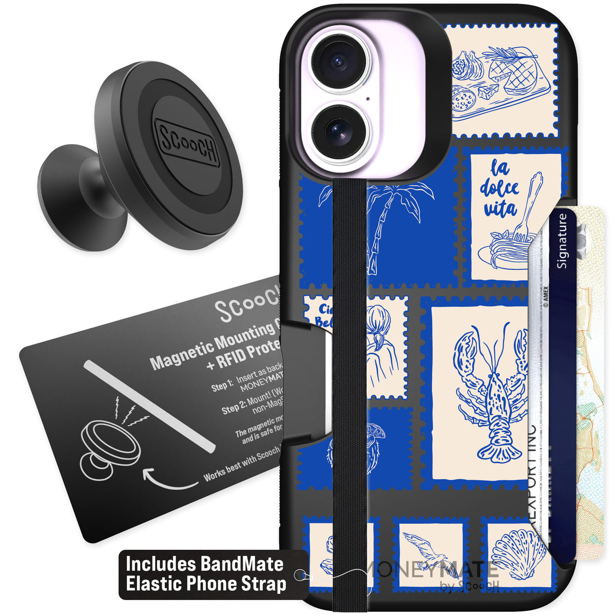 Scooch Moneymate Euro Summer for iPhone 17 — Starter Bundle