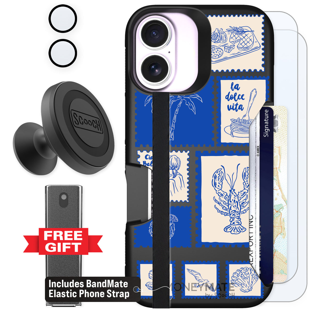 Scooch Moneymate Euro Summer for iPhone 17 — Defender Bundle
