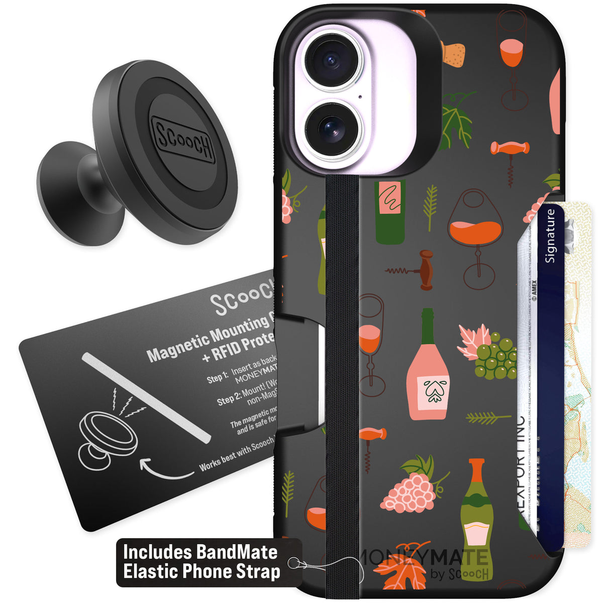 Scooch Moneymate Vino Vibes for iPhone 17 β Starter Bundle