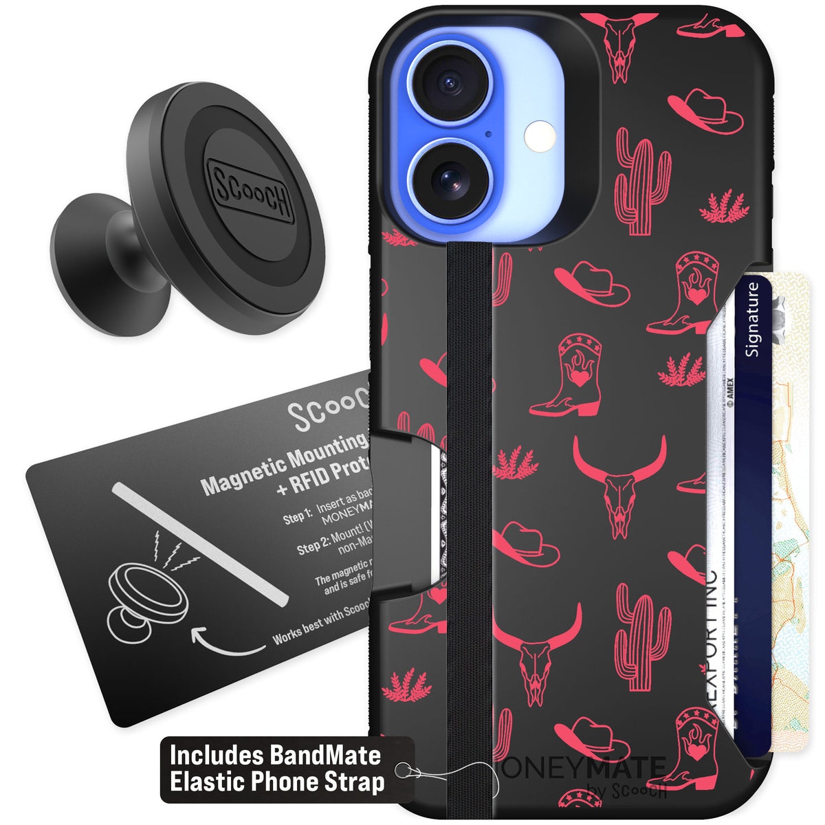 Scooch Moneymate Howdy Honey for iPhone 16 β Starter Bundle