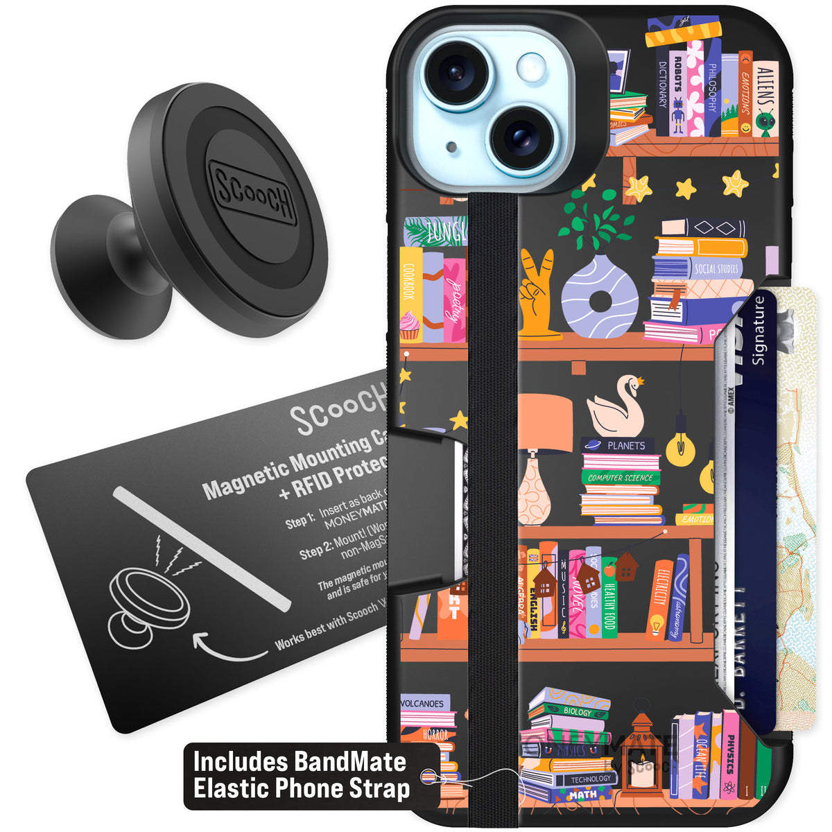 Scooch Moneymate Little Library for iPhone 14 Plus — Starter Bundle