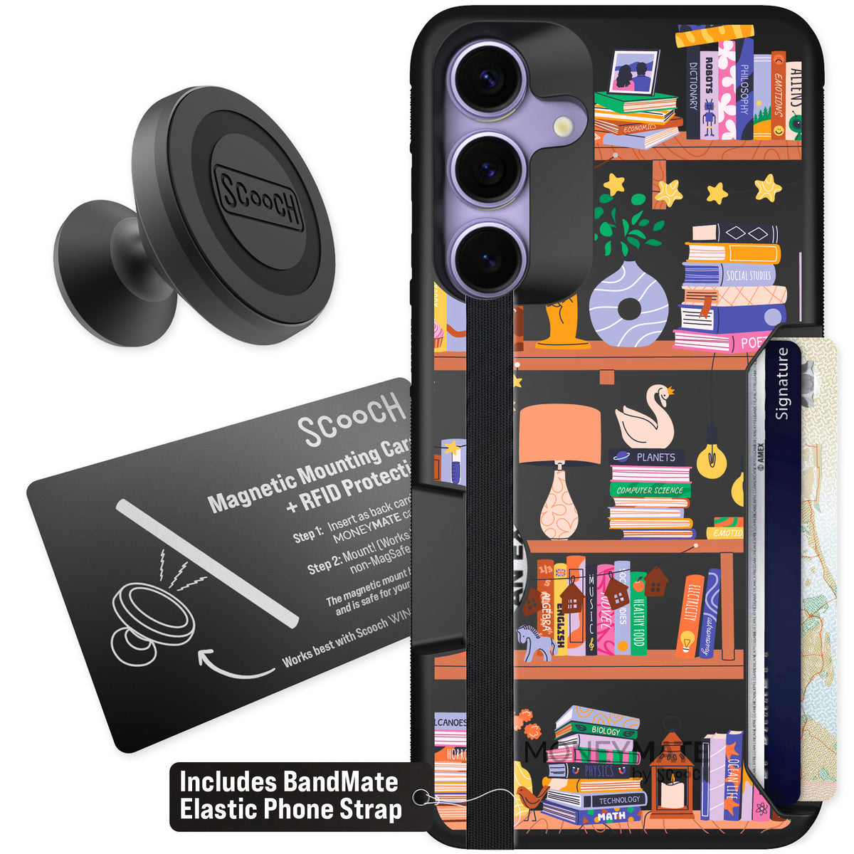 Scooch Moneymate Little Library for Galaxy S25+ — Starter Bundle