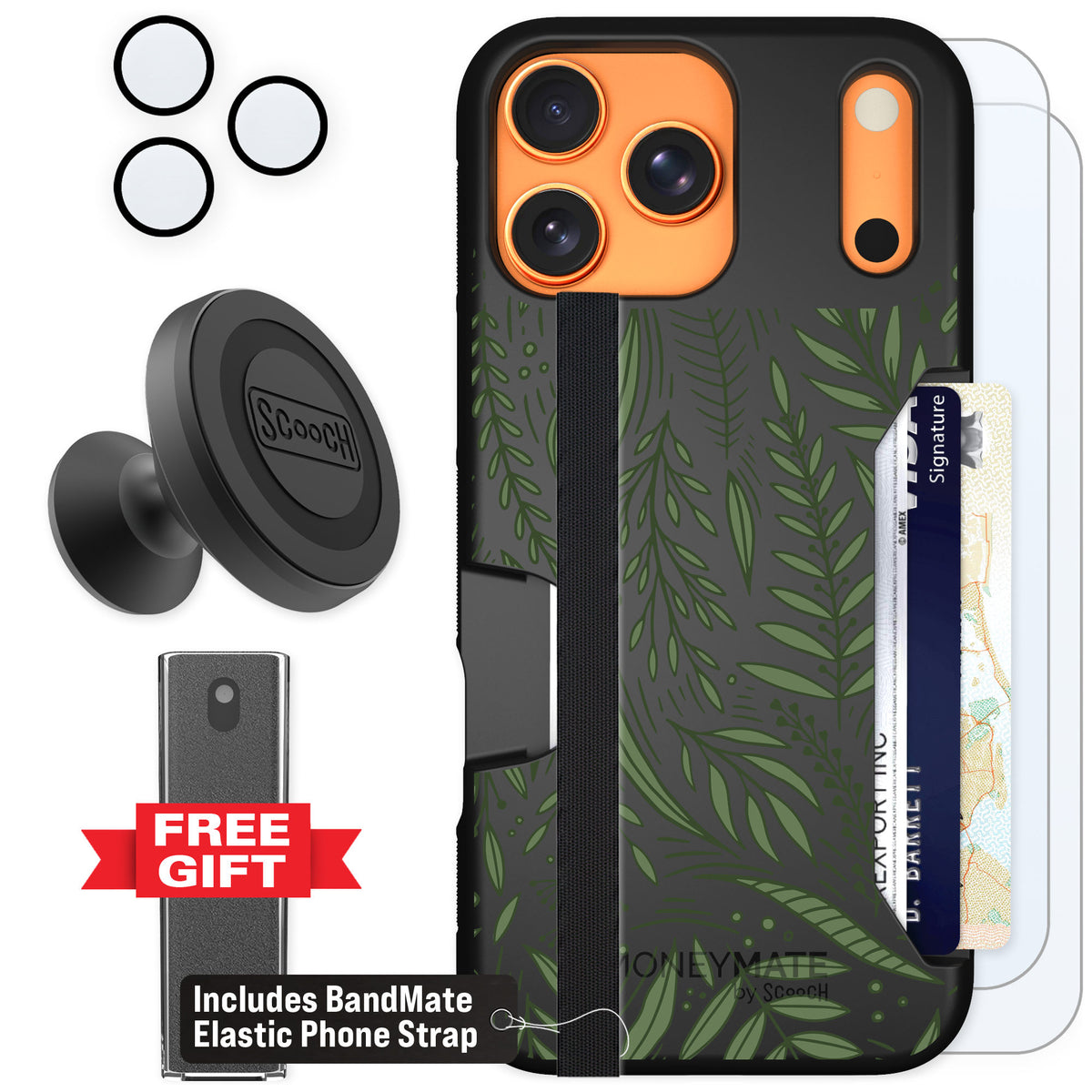 Scooch Moneymate Willow Garden for iPhone 17 Pro Max β Defender Bundle