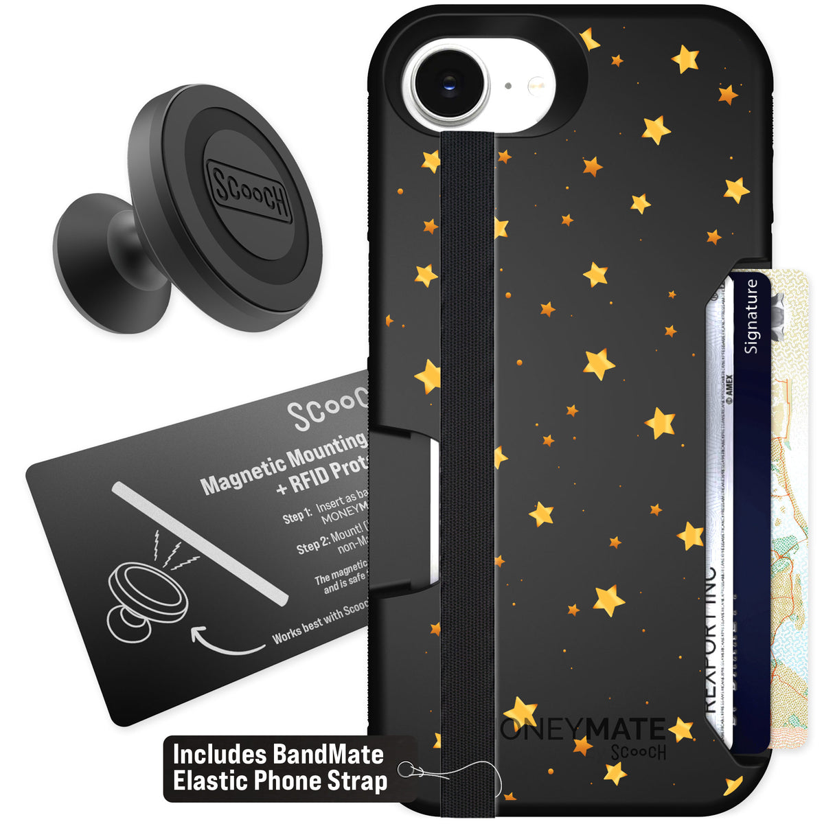 Scooch Moneymate Gold Stars for iPhone 16e β Starter Bundle