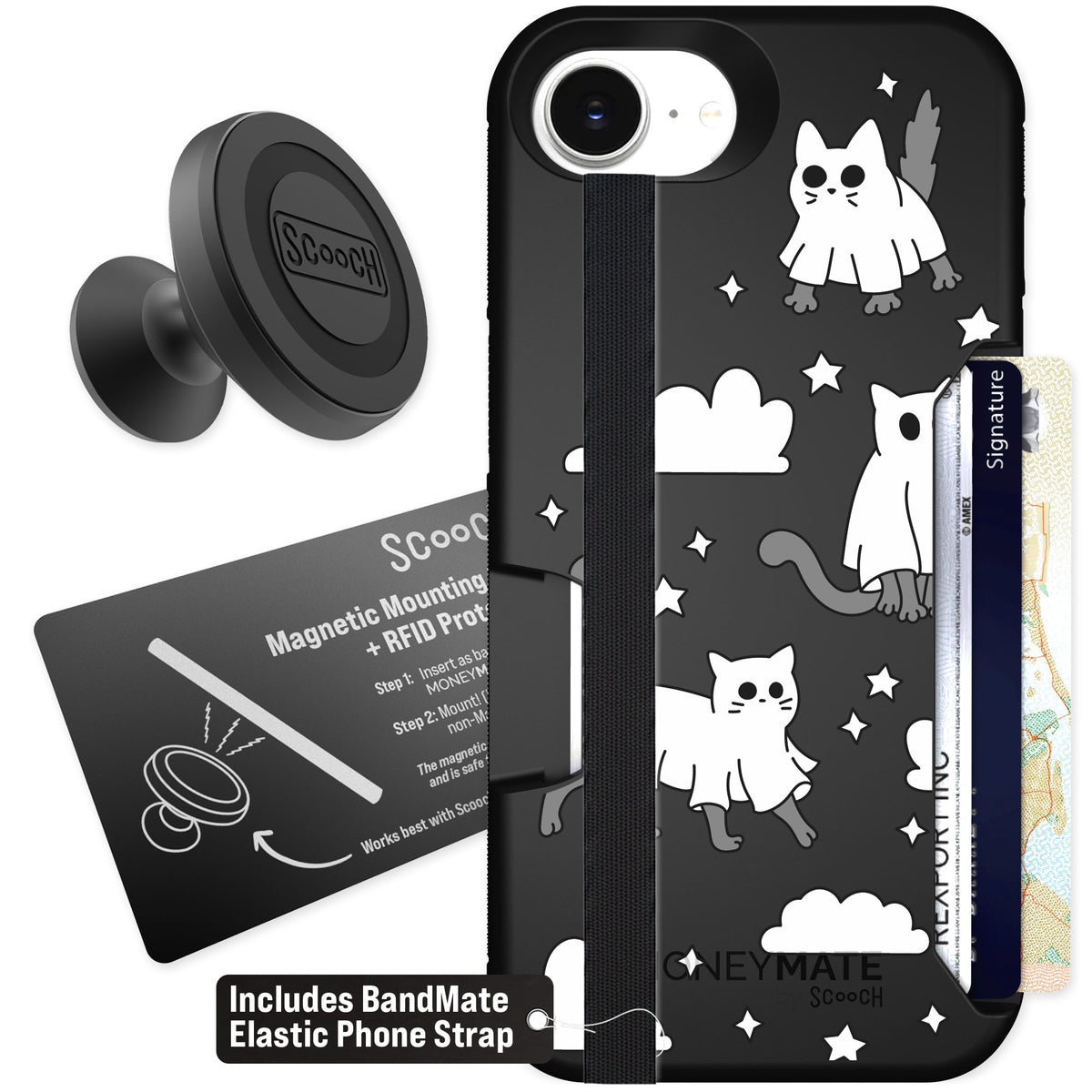 Scooch Moneymate Scaredy Cats for iPhone 16e β Starter Bundle
