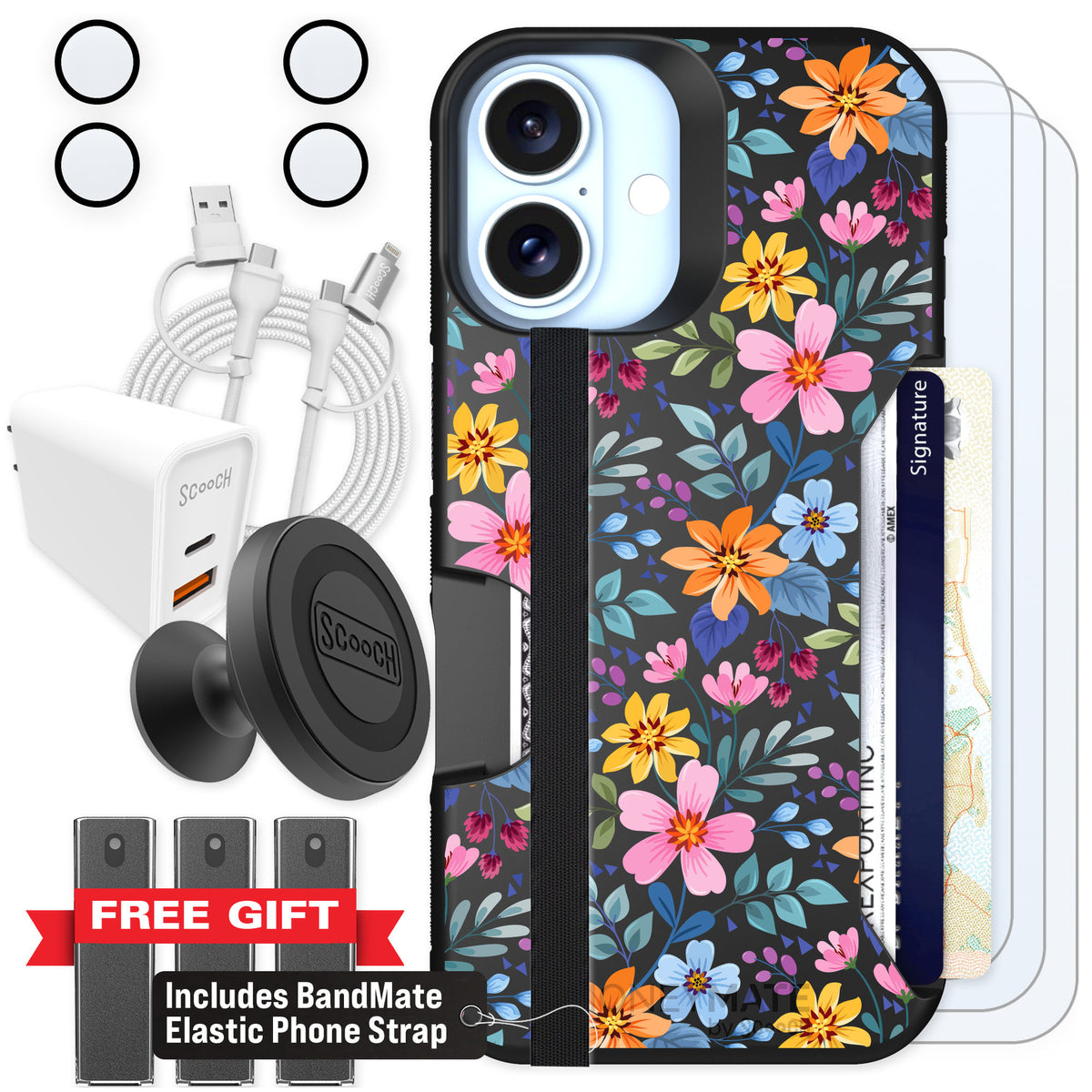 Scooch Moneymate Full Bloom for iPhone 16 — Ultimate Bundle