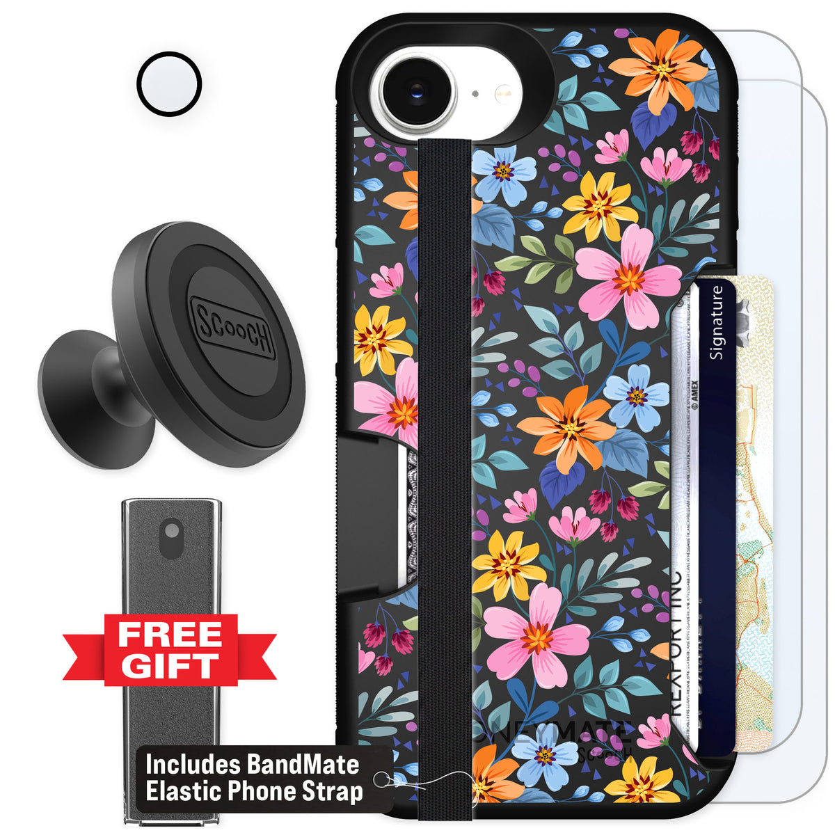 Scooch Moneymate Full Bloom for iPhone 16e — Defender Bundle