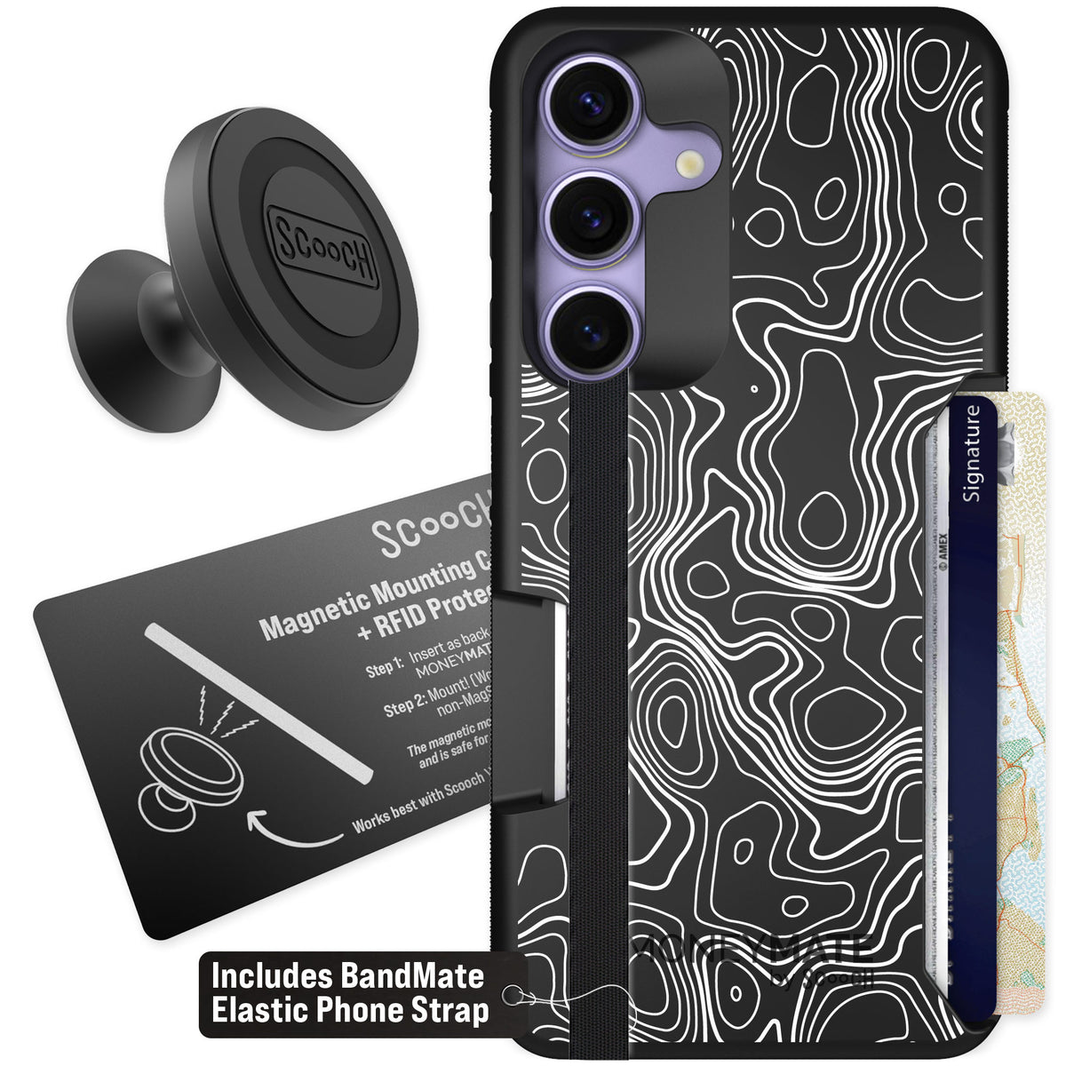 Scooch Moneymate Topography for Galaxy S25 β Starter Bundle