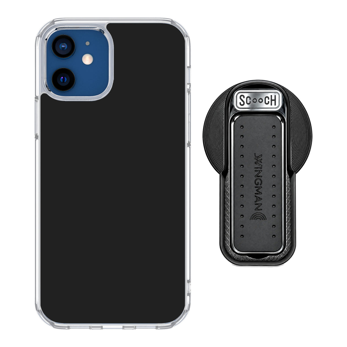 Scooch MagCase Black for iPhone 12 — MagSafe Wingback Bundle - Black