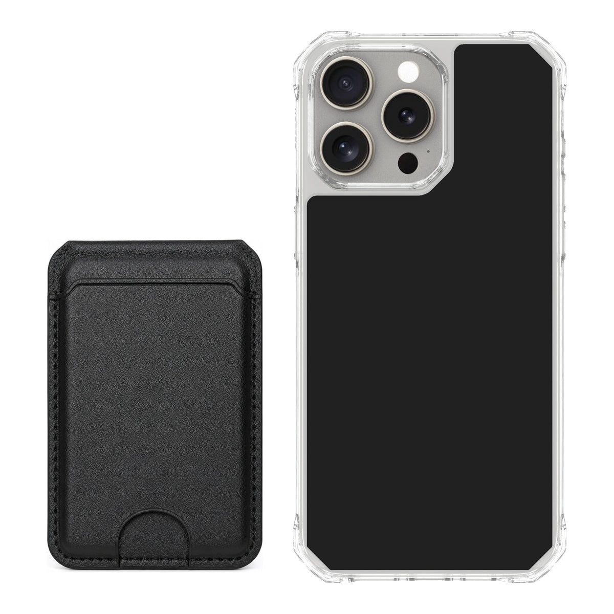 Scooch MagCase Black for iPhone 15 Pro Max — Black MagWallet Bundle