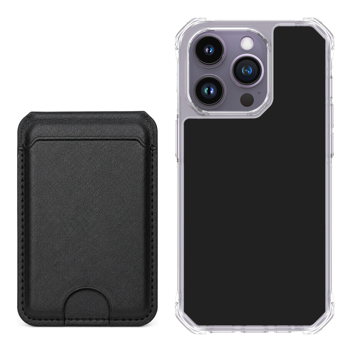 Scooch MagCase Black for iPhone 14 Pro — Black MagWallet Bundle