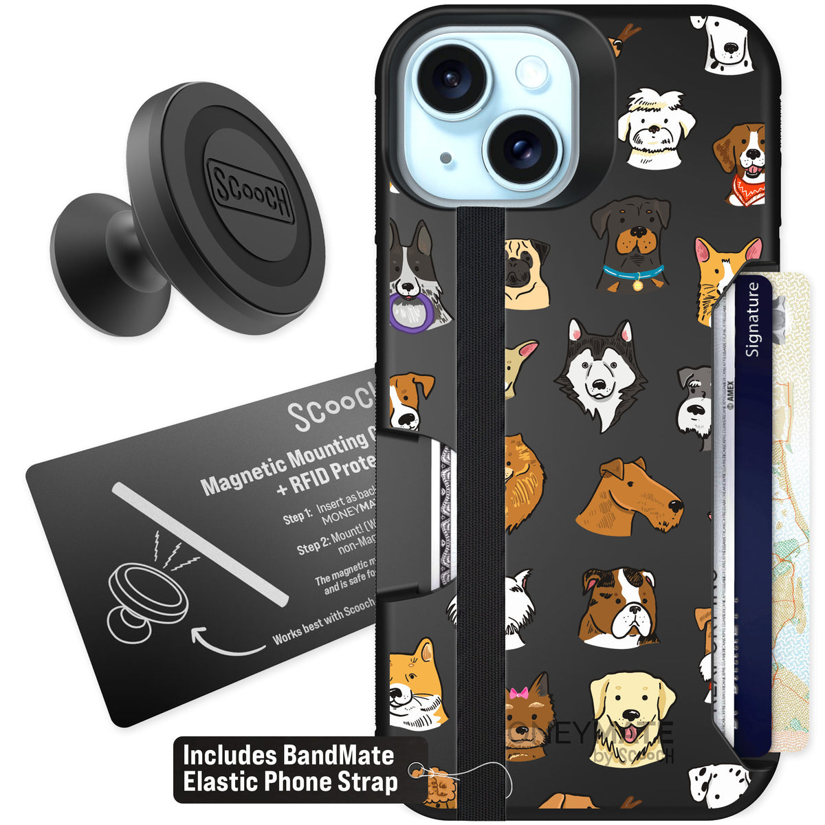 Scooch Moneymate Dog Squad for iPhone 14 — Starter Bundle