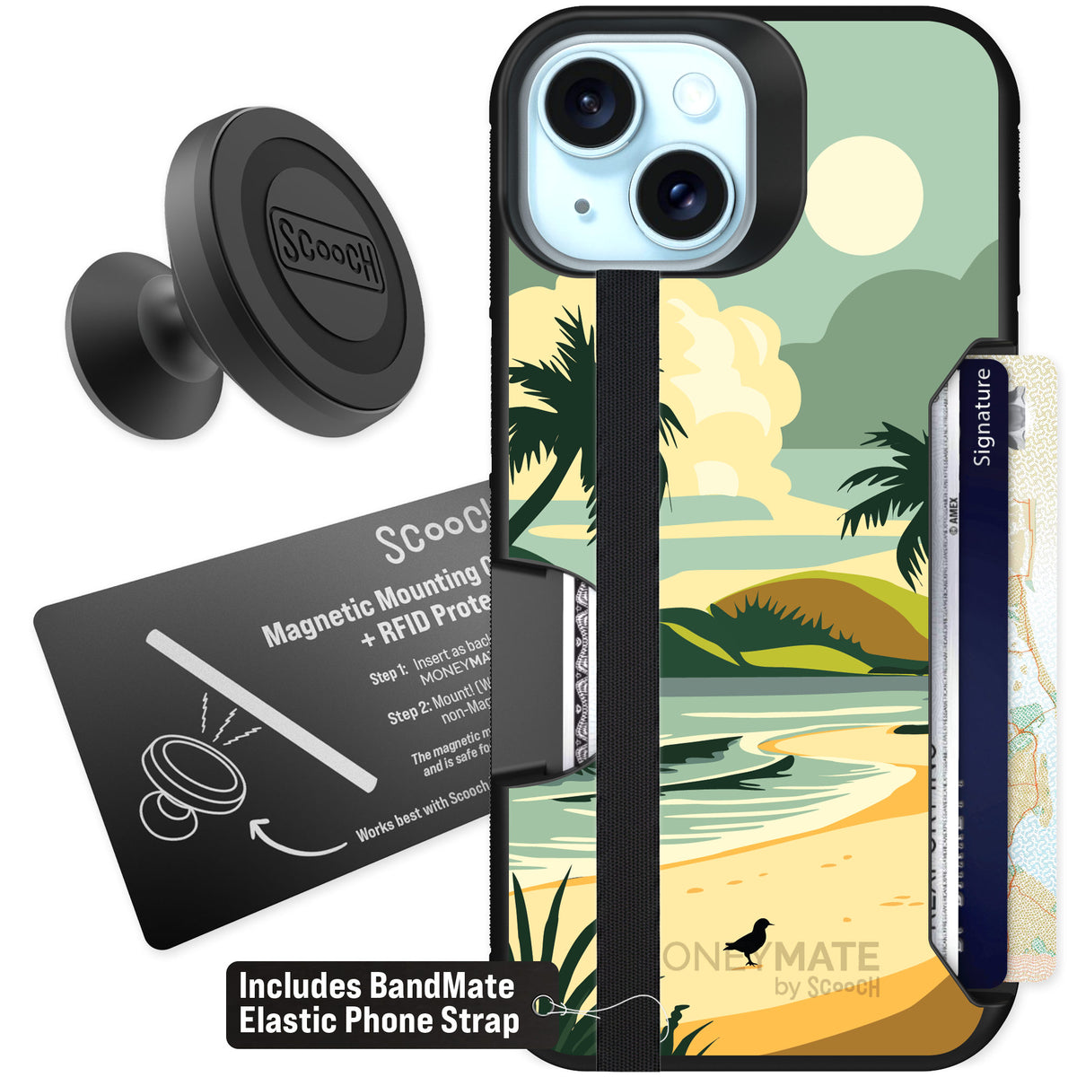 Scooch Moneymate Paradise Cove for iPhone 14 — Starter Bundle