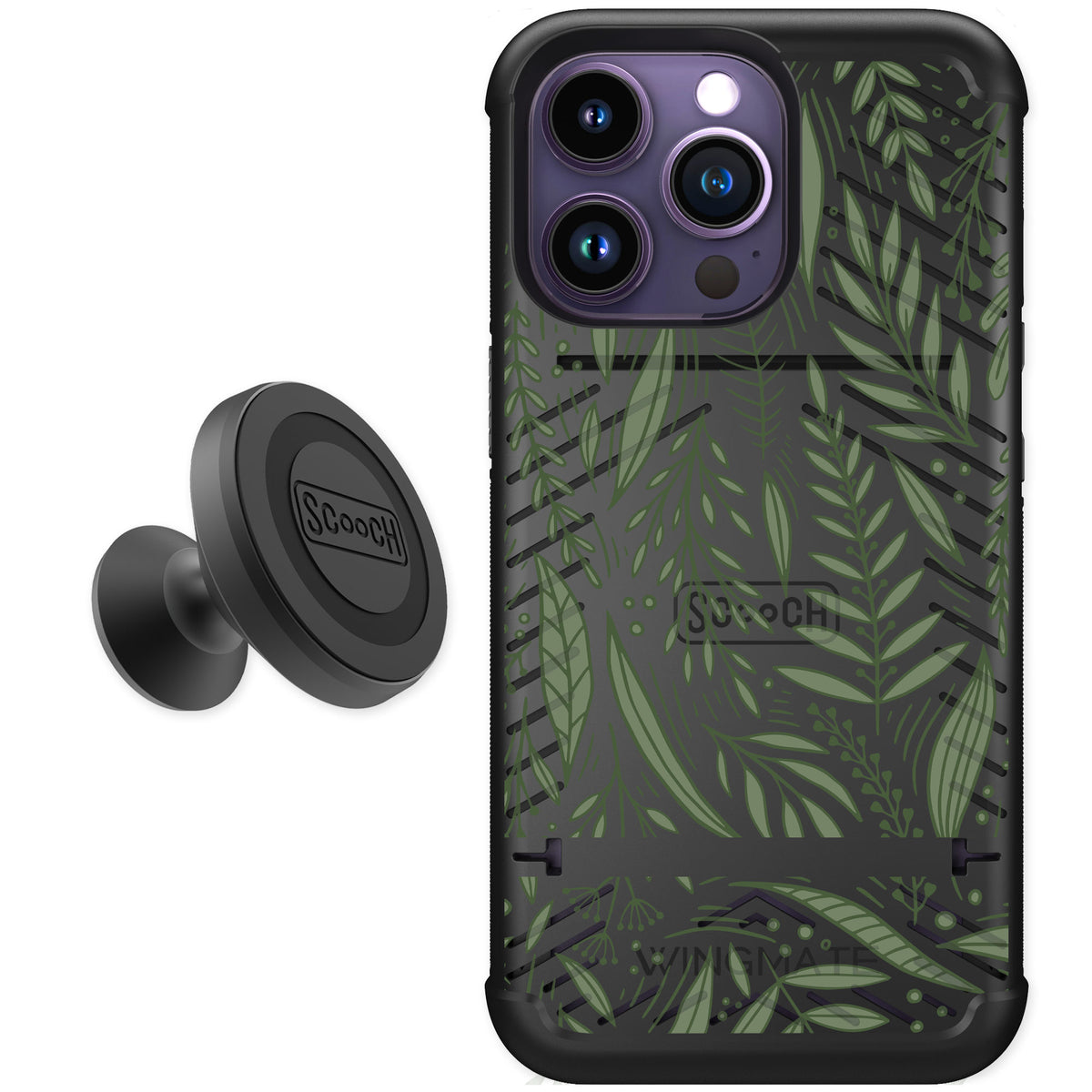 Scooch Wingmate Willow Garden for iPhone 14 Pro — Starter Bundle