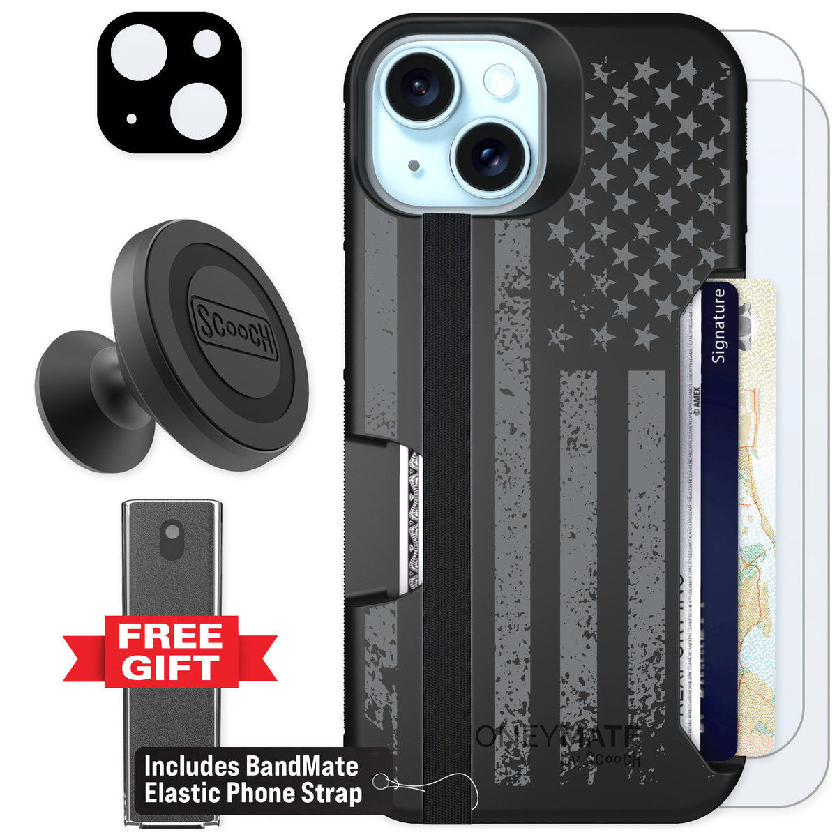 Scooch Moneymate Weathered Glory for iPhone 14 — Defender Bundle