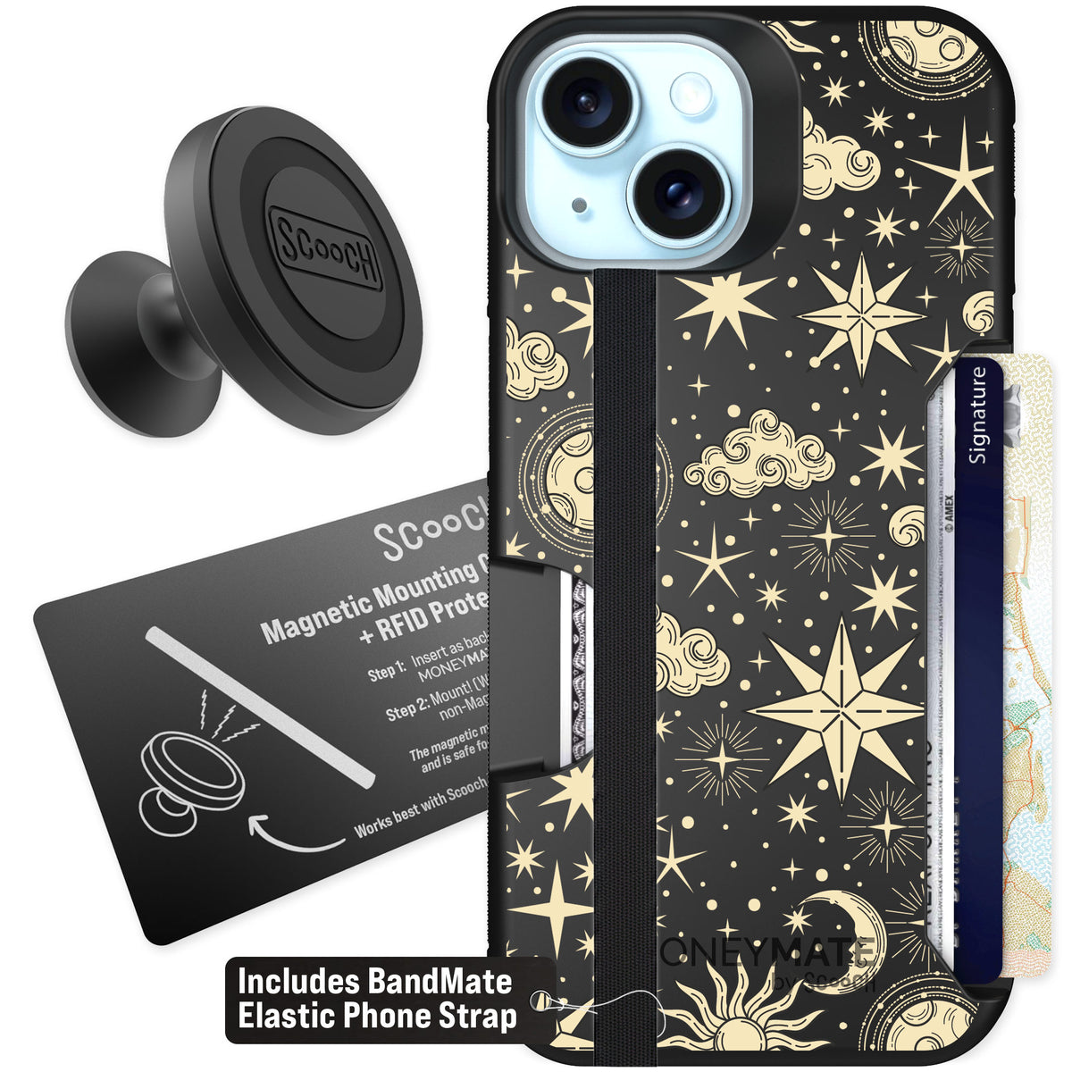 Scooch Moneymate Celestial Sleep for iPhone 13 — Starter Bundle