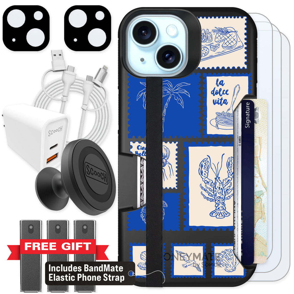 Scooch Moneymate Euro Summer for iPhone 14 — Ultimate Bundle