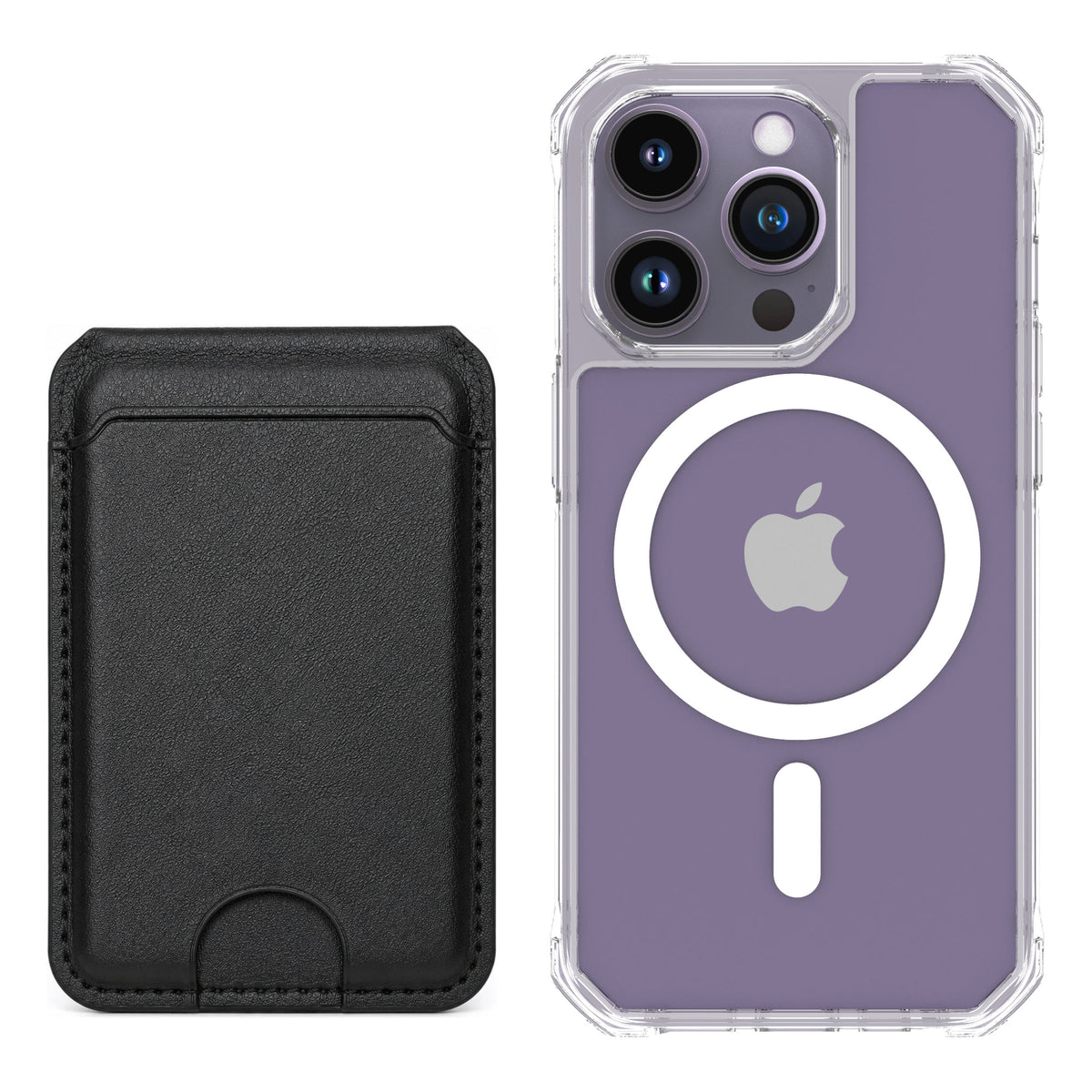 Scooch MagCase Clear for iPhone 14 Pro — Matching MagWallet Bundle